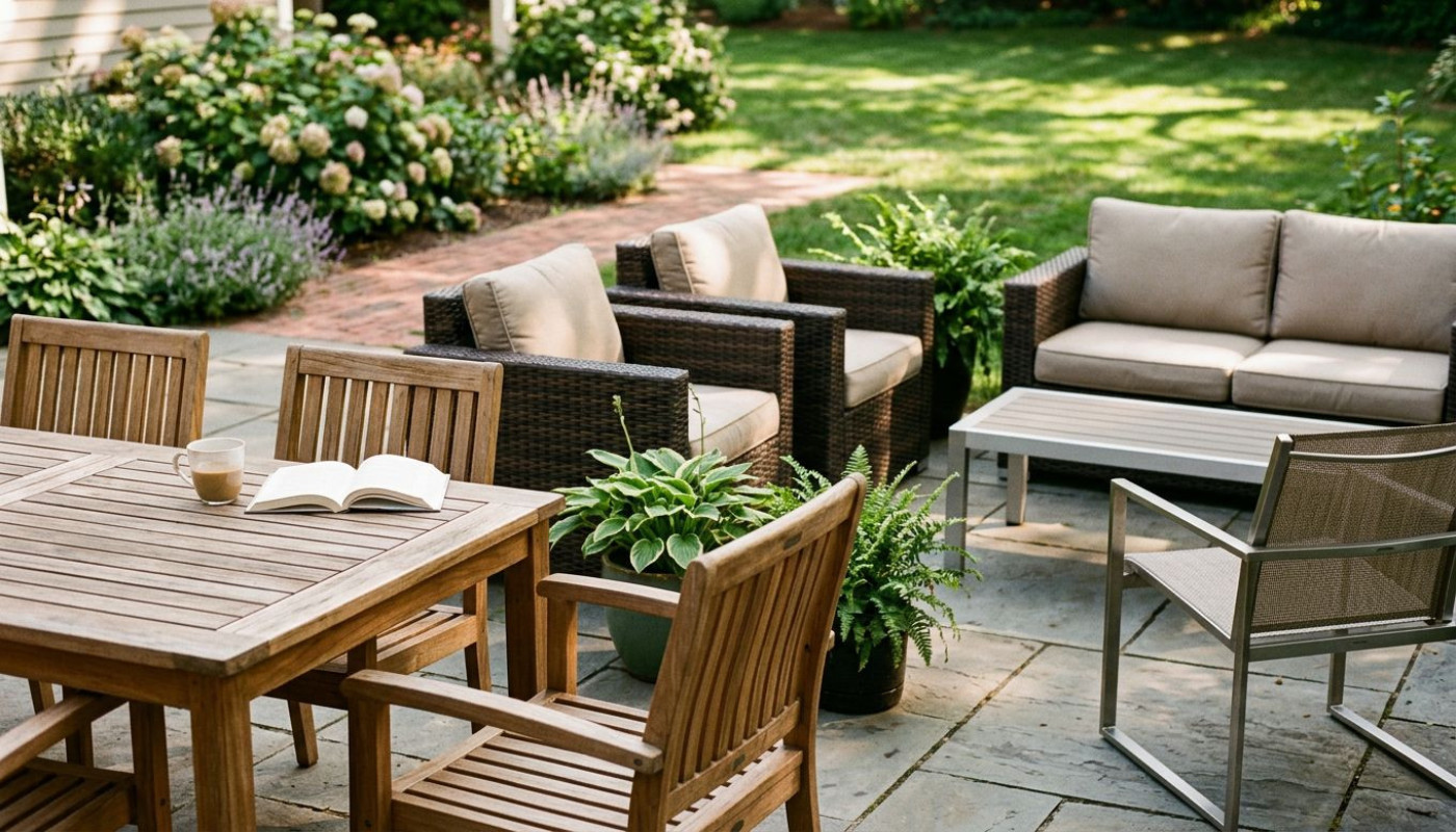 Les meilleurs matériaux pour un mobilier de jardin durable