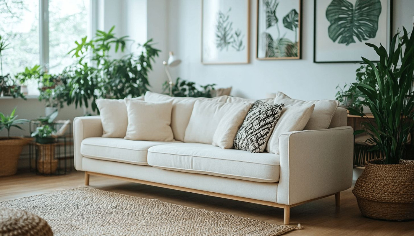 Les secrets pour marier canapé et décoration intérieure